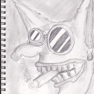 Goblin quick sketch.

Drew it in French class! Lul!

About 5 minutes worth of fun.