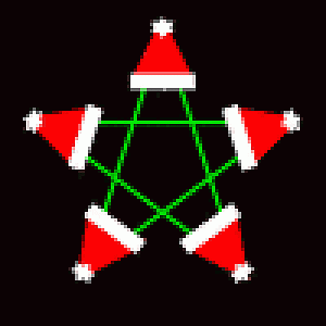 ChristmasAvatar
12 frames rotated by 0, 6, 12...66 degrees (repeats after that)
optimized with some online tool to 17 kb
