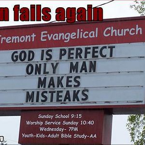 Hahaha, so does'ith man fail'ith again.
