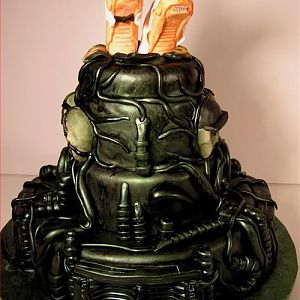 I love wedding cakes like this.