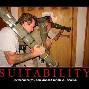 Suitability? What's that?