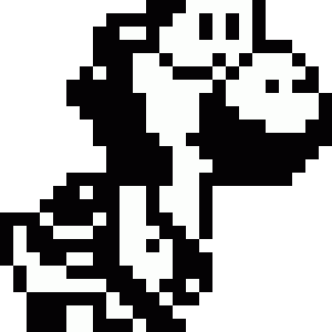 Black and White Yoshi.