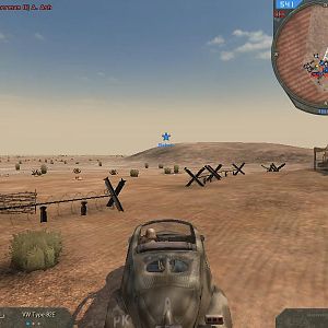 German Afrika Korps VW 82. For some reason, I remembered Herbie lol.

~Took from Forgotten Hope 2, a WW2 mod for Battlefield 2.