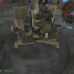 American Soldier operating a FlaKVierling 38. Look at his hands. He looks like he's praying lol.

~Took from Forgotten Hope 2, a WW2 mod for Battlef