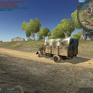 German Opel Blitz. For some reason, I wanted to take this screenshot. Don't know why...

~Took from Forgotten Hope 2, a WW2 mod for Battlefield 2.