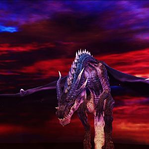 The Black Fatalis, the youngest amongst the Three Fatalis.