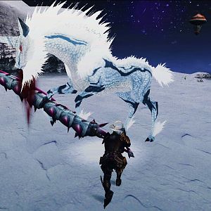 Beating up the Ancient Kirin alone...