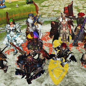 The Guild & it's members... 
*i'm in the middle with the white armor saluting*