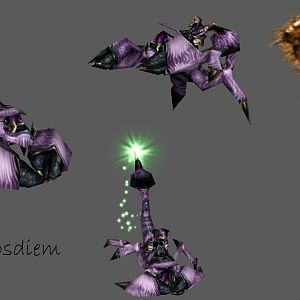 Scorposdiem. Basic Acolyte riding a scorpid.