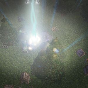 The arrow flew up in a small arc and straight towards the center of the crystal. As soon as the arrow struck Alyssa found herself wishing it missed. T