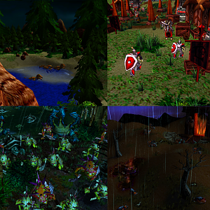 4 average terrains made by me, Amargaard :)
 
1) Shaylos Forest. A place on Argus, from my current Project campaign - The Argussian War Campaign.
2
