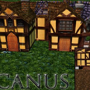The Style of homes built by the Lycanus. I just made the texture look a lot better and depict it with a sort of fashion I relate the Lycanus to.