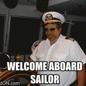 Welcome aboard!