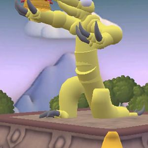 Its a Statue of Pyritie! He's holding a cupcake! Head isn't very good, I'm not good at building heads. Also to lazy to do wings, and sorry for head lo