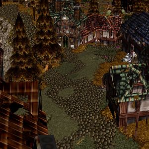 The ruined village of Andorhal.