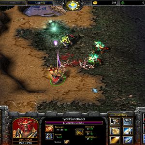 A Hero followed by his squad, taking out one of the last Mystic Energy Sources