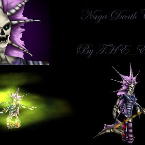 Naga Death Caller, part of the Death Knight skin pack