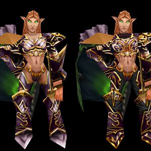 Illidari Heartseeker armor upgrades

After finding out that the berserk upgrade is best done with triggers and the trigger to do so is easily modify