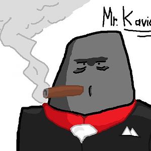 Mr. Pebble. He's a businessman.