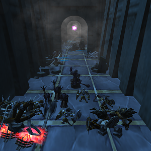 Into the cursed Fortress

The Fallen entered the ruined Dwarven fortress. What they saw was a hallway that once stood proud and high, a Symbol of dw