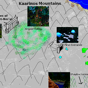 |===|Map of the Kaarinos Mountains |===|

Without Photoshop, I can only make it this quality using paint and PhotoPad Editor, but it actually doesn'