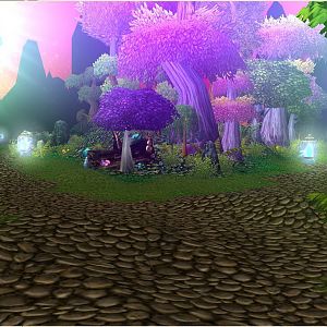 Night elf forest
