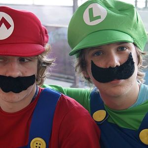 I am Mario and my friend is Luigi
