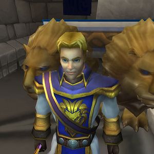Prince Anduin Wrynn the Future Ruler of Stormwind and son to King Varian Wrynn and I kinda like him, 
Hope he doesn't become like his father.