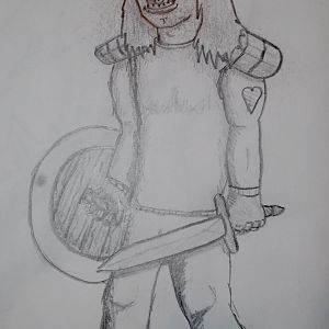 Hippie Warrior Concept Art