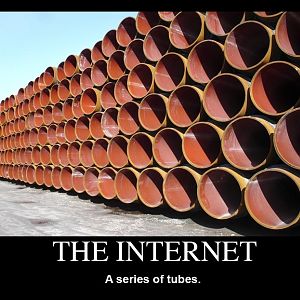 the internet a series of tubes