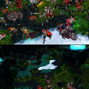 Pic 1:
Caleb Alnria ordered a retreat to Argost-Ner'al and all the Protectorate defenders left the lost war camp.

Pic 2:
Caleb Alnria led the Pro