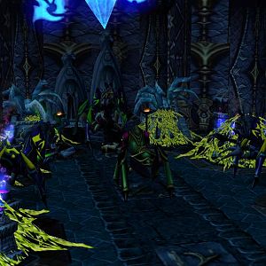 "Blast it now"

Within the Throne room, Arachna and Zerex were conversing about a strategy to help hold the Demons off. Two Royal guard were present