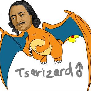 Tsarizard (Japanese: manchucodon) is a dual-type Ruler/Slavic Pokémon introduced in Generation 1900.
It evolves from Tsarrmeleon starting at level 36