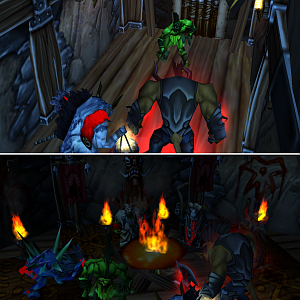 "Kalimdor Resistance" 

Unnamed troll lead Veljko and Bovan through halls until they were out of sight from guards. 

Troll: Now before we go furt