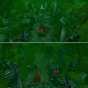 "A cunning plan"

Maiev and Glauh reached ruins of Ordil'Aran in search of Horde remnant. So far they had no trouble on their quest but they couldn'