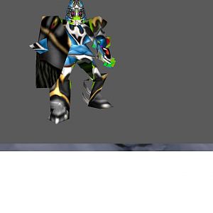 FelOrc+felgaurd blue skin footman