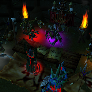 "Plans for the future"

After years of exile, the horde remnant was discovered by Maiev and Glauh. In the caves under ruins of Ordil'Aran old Horde