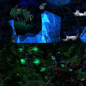 Therox the Ninth managed to fly into one of the broken pillars unseen by the ice elementals.

Therox: “He is surely powerful! I guess I have no chan