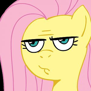 fluttershy srs face