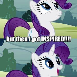 at first but then INSPIRED