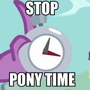 stop pony time