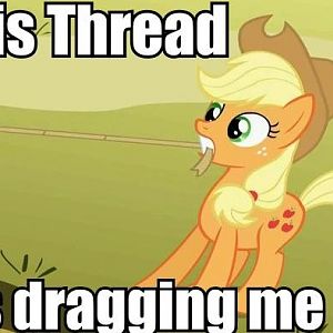 thread dragging me in