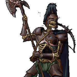 A Death Knight from Battle of Wesnoth.