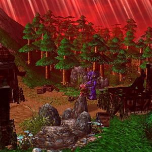 Quel'Thalas?

The north of the Eastern Kingdoms was lost to Chaos some time ago, while our friends on Argus were fighting for their lives. Many upon