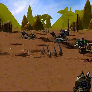 "The Scrapyard"

Somehow Weird Ind. forces were cut off by a ravaging dust storm...The Weird Human and his other allies are missing, although lost,