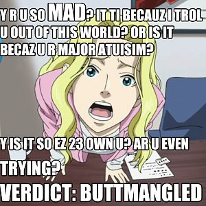 Buttmangled