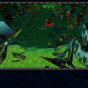 After Draenors destruction many orcs have fled to other lands..
These orcs you see here have fleed to Felwood.