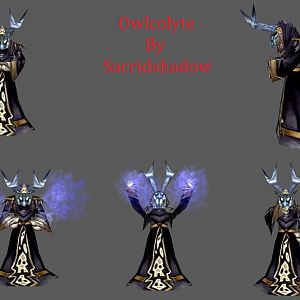 The Owlcolyte, a mage/ambassador for the Avians.

I made this model years ago, but never submittd it. if there's enough interest, I will. it has ing
