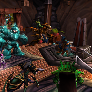 Before going through the portal to Azeroth, Dragram called for a last meeting with the Protectorate 6, six heroes of the Protectorate who had done her
