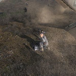 General shepherd is CAMERA SHY!